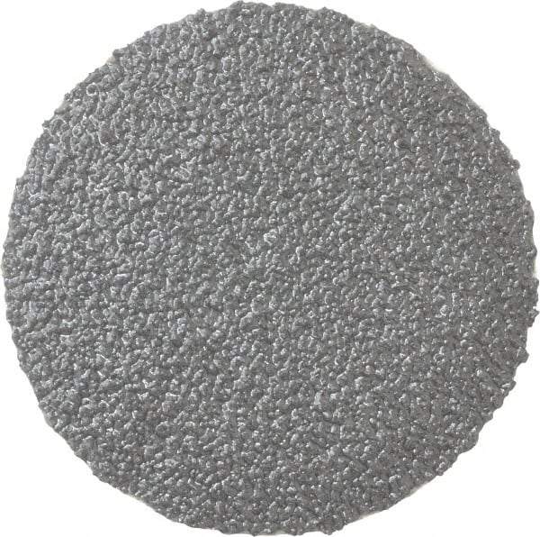 3M - 2" Disc Diam, 50 Grit, Zirconia Alumina Quick Change Disc - Type S Attaching System, Coated, Black, Coarse Grade, 25,000 RPM, 501C Series - Benchmark Tooling