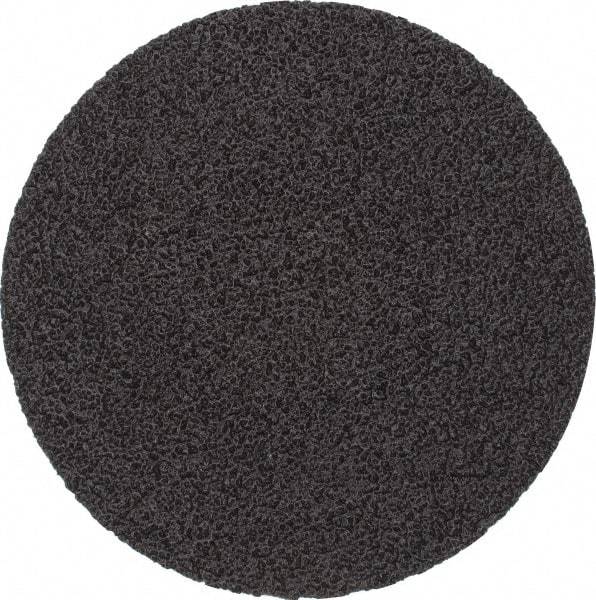 3M - 3" Disc Diam, 50 Grit, Zirconia Alumina Quick Change Disc - Type S Attaching System, Coated, Black, Coarse Grade, 20,000 RPM, 501C Series - Benchmark Tooling