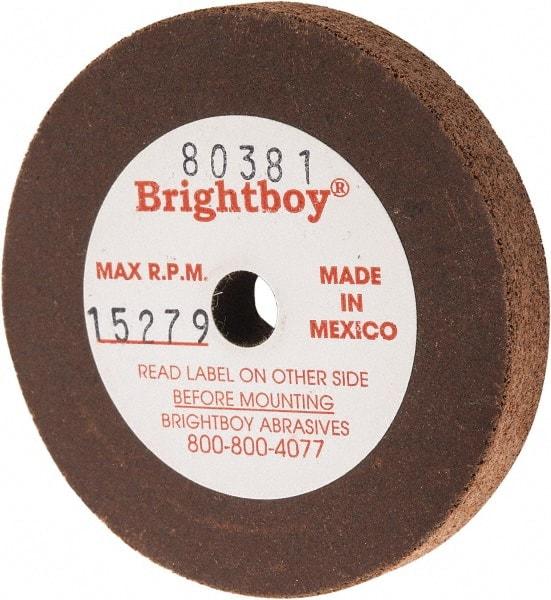 Cratex - 2" Diam x 1/4" Hole x 1/4" Thick, 46 Grit Surface Grinding Wheel - Coarse Grade - Benchmark Tooling