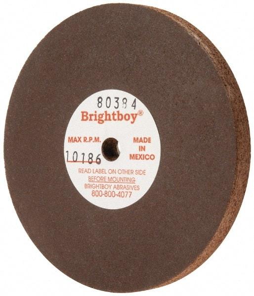 Cratex - 3" Diam x 1/4" Hole x 1/4" Thick, 46 Grit Surface Grinding Wheel - Coarse Grade - Benchmark Tooling