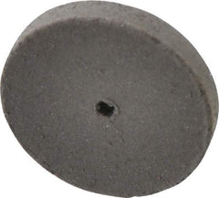 Cratex - 7/8" Diam x 1/16" Hole x 1/8" Thick, Surface Grinding Wheel - Silicon Carbide, Medium Grade, 25,000 Max RPM, Rubber Bond, No Recess - Benchmark Tooling