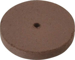 Cratex - 7/8" Diam x 1/16" Hole x 1/8" Thick, Surface Grinding Wheel - Silicon Carbide, Fine Grade, 25,000 Max RPM, Rubber Bond, No Recess - Benchmark Tooling