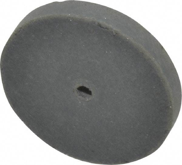 Cratex - 7/8" Diam x 1/16" Hole x 1/8" Thick, Surface Grinding Wheel - Silicon Carbide, Extra Fine Grade, 25,000 Max RPM, Rubber Bond, No Recess - Benchmark Tooling