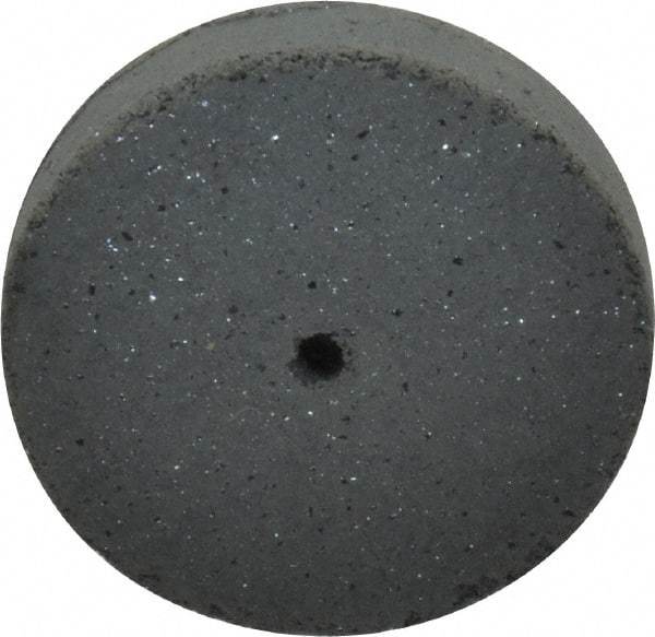 Cratex - 1" Diam x 1/16" Hole x 3/16" Thick, Surface Grinding Wheel - Silicon Carbide, Coarse Grade, 25,000 Max RPM, Rubber Bond, No Recess - Benchmark Tooling