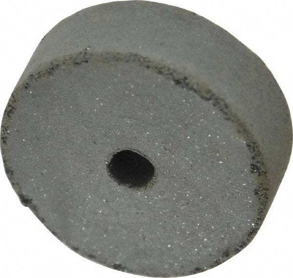 Cratex - 1-1/2" Diam x 1/4" Hole x 1/2" Thick, Surface Grinding Wheel - Silicon Carbide, Coarse Grade, 15,000 Max RPM, Rubber Bond, No Recess - Benchmark Tooling