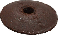 Cratex - 3/8" Diam x 1/16" Hole x 3/32" Thick, Surface Grinding Wheel - Silicon Carbide, Fine Grade, Rubber Bond, No Recess - Benchmark Tooling