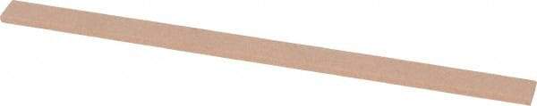 Made in USA - 220 Grit Aluminum Oxide Rectangular Polishing Stone - Very Fine Grade, 1/4" Wide x 4" Long x 1/16" Thick - Benchmark Tooling