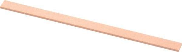 Made in USA - 320 Grit Aluminum Oxide Rectangular Polishing Stone - Extra Fine Grade, 1/4" Wide x 4" Long x 1/16" Thick - Benchmark Tooling