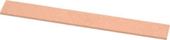 Made in USA - 180 Grit Aluminum Oxide Rectangular Polishing Stone - Very Fine Grade, 1/2" Wide x 4" Long x 1/16" Thick - Benchmark Tooling