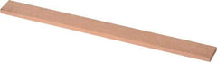 Made in USA - 180 Grit Aluminum Oxide Rectangular Polishing Stone - Very Fine Grade, 1/2" Wide x 6" Long x 1/8" Thick - Benchmark Tooling