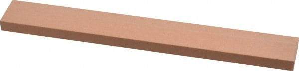Made in USA - 220 Grit Aluminum Oxide Rectangular Polishing Stone - Very Fine Grade, 3/4" Wide x 6" Long x 1/4" Thick - Benchmark Tooling