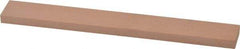 Made in USA - 320 Grit Aluminum Oxide Rectangular Polishing Stone - Extra Fine Grade, 3/4" Wide x 6" Long x 1/4" Thick - Benchmark Tooling