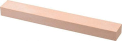Made in USA - 400 Grit Aluminum Oxide Rectangular Polishing Stone - Super Fine Grade, 3/4" Wide x 6" Long x 1/2" Thick - Benchmark Tooling