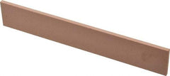 Made in USA - 220 Grit Aluminum Oxide Rectangular Polishing Stone - Very Fine Grade, 1" Wide x 6" Long x 1/8" Thick - Benchmark Tooling