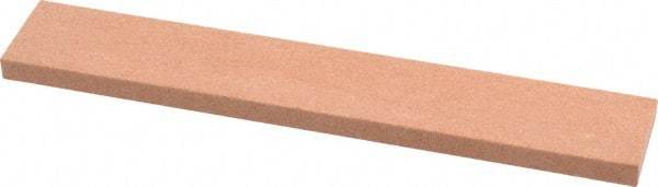 Made in USA - 120 Grit Aluminum Oxide Rectangular Polishing Stone - Fine Grade, 1" Wide x 6" Long x 1/4" Thick - Benchmark Tooling