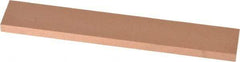 Made in USA - 220 Grit Aluminum Oxide Rectangular Polishing Stone - Very Fine Grade, 1" Wide x 6" Long x 1/4" Thick - Benchmark Tooling