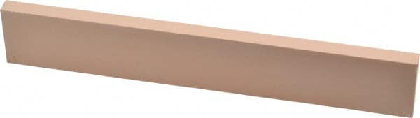 Made in USA - 600 Grit Aluminum Oxide Rectangular Polishing Stone - Super Fine Grade, 1" Wide x 6" Long x 1/4" Thick - Benchmark Tooling