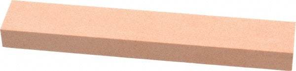 Made in USA - 180 Grit Aluminum Oxide Rectangular Polishing Stone - Very Fine Grade, 1" Wide x 6" Long x 1/2" Thick - Benchmark Tooling