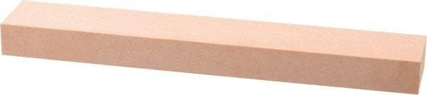 Made in USA - 320 Grit Aluminum Oxide Rectangular Polishing Stone - Extra Fine Grade, 1" Wide x 6" Long x 1/2" Thick - Benchmark Tooling