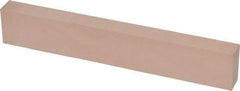 Made in USA - 600 Grit Aluminum Oxide Rectangular Polishing Stone - Super Fine Grade, 1" Wide x 6" Long x 1/2" Thick - Benchmark Tooling