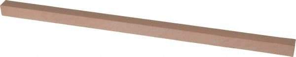 Value Collection - 400 Grit Aluminum Oxide Square Polishing Stone - Super Fine Grade, 1/4" Wide x 6" Long x 1/4" Thick - Benchmark Tooling