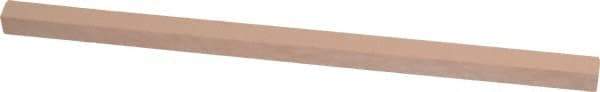 Value Collection - 600 Grit Aluminum Oxide Square Polishing Stone - Super Fine Grade, 1/4" Wide x 6" Long x 1/4" Thick - Benchmark Tooling