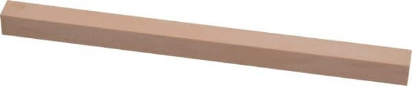 Made in USA - 600 Grit Aluminum Oxide Square Polishing Stone - Super Fine Grade, 3/8" Wide x 6" Long x 3/8" Thick - Benchmark Tooling
