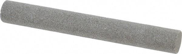 Value Collection - Round, Aluminum Oxide, Toolroom Finishing Stick - 4" Long x 1/2" Wide, Coarse Grade - Benchmark Tooling