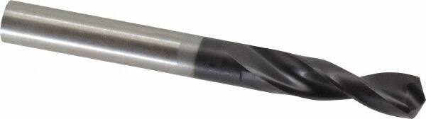 Guhring - 0.315" 130° Parabolic Flute Powdered Metal Screw Machine Drill Bit - FIREX Finish, Right Hand Cut, 1.4567" Flute Length, 3.1102" OAL, Standard Point, Straight Shank - Benchmark Tooling