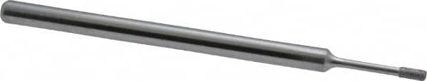 Strauss - 1/8" Head Thickness Diamond (Abrasive) Grinding Pin - 1/8" Shank Diam x 2" Shank Length, (170 Mesh Grit) - Benchmark Tooling