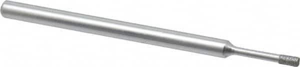 Strauss - 1/8" Head Thickness Diamond (Abrasive) Grinding Pin - 1/8" Shank Diam x 2" Shank Length, (170 Mesh Grit) - Benchmark Tooling