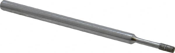 Strauss - 0.157" Head Thickness Diamond (Abrasive) Grinding Pin - 1/8" Shank Diam x 2" Shank Length, (170 Mesh Grit) - Benchmark Tooling