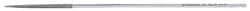 Strauss - 5-1/2" OAL Coarse Square Needle Diamond File - 5/64" Wide x 5/64" Thick, 1-5/8 LOC, 181 Grit - Benchmark Tooling