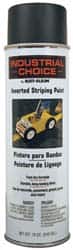 Rust-Oleum - 18 fl oz Black Striping Paint - 150' Coverage at 4" Wide, Solvent-Based Formula - Benchmark Tooling