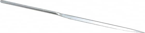 Strauss - 5-1/2" OAL Coarse Barrette Needle Diamond File - 13/64" Wide x 1/16" Thick, 2-3/4 LOC, 181 Grit - Benchmark Tooling