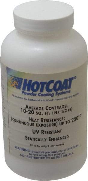 Made in USA - 8 oz Clear Paint Powder Coating - Polyurethane, 10 Sq Ft Coverage - Benchmark Tooling