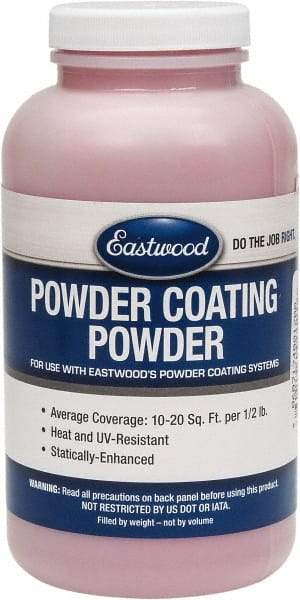 Made in USA - 8 oz Bright Red Paint Powder Coating - Polyurethane, 10 Sq Ft Coverage - Benchmark Tooling