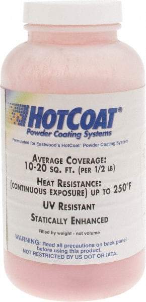 Made in USA - 8 oz Orange (Chevy) Paint Powder Coating - Polyurethane, 10 Sq Ft Coverage - Benchmark Tooling