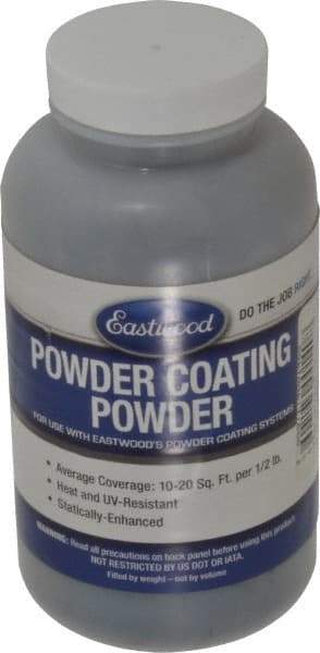 Made in USA - 8 oz Black Wrinkle Paint Powder Coating - Polyurethane, 10 Sq Ft Coverage - Benchmark Tooling