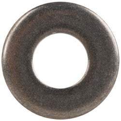 Made in USA - #10 Screw, Grade AN960 Stainless Steel Standard Flat Washer - 0.203" ID x 0.438" OD, 0.063" Thick, Passivated Finish, Meets Military Specifications - Benchmark Tooling