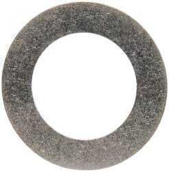 Made in USA - 0.012" Thick, 0.63" Inside x 1" OD, Round Shim - 9/16" Screw, Uncoated 302/304 Stainless Steel - Benchmark Tooling