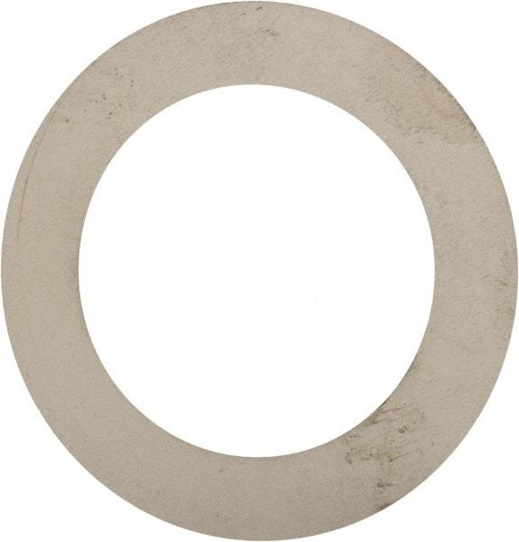Made in USA - 0.008" Thick, 1" Inside x 1-1/2" OD, Round Shim - 7/8" Screw, Uncoated 302/304 Stainless Steel - Benchmark Tooling