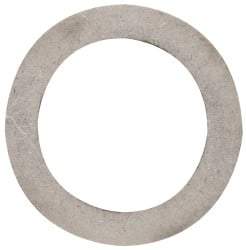Made in USA - 0.015" Thick, 1-1/8" Inside x 1-5/8" OD, Round Shim - Uncoated 302/304 Stainless Steel - Benchmark Tooling