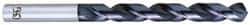 OSG - 12.49934mm 120° Vanadium High Speed Steel Jobber Drill - TiCN Finish, Right Hand Cut, Spiral Flute, Straight Shank, 151mm OAL, Standard Point - Benchmark Tooling