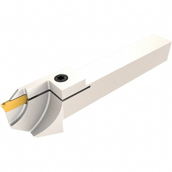 Iscar - External Thread, 0.3937" Max Depth of Cut, 1mm Min Groove Width, 95mm OAL, Right Hand Indexable Grooving Cutoff Toolholder - 12mm Shank Height x 12mm Shank Width, DG.. Insert Style, DGT Toolholder Style, Series Do-Grip - Benchmark Tooling