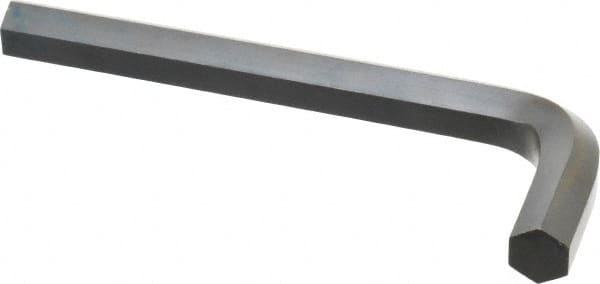 Value Collection - 9/16" Hex, Short Arm, Hex Key - 5-21/32" OAL, Alloy Steel, Inch System of Measurement - Benchmark Tooling