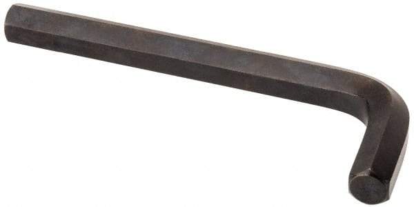 Value Collection - 5/8" Hex, Short Arm, Hex Key - 6-5/32" OAL, Alloy Steel, Inch System of Measurement - Benchmark Tooling