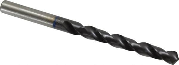 Accupro - 23/64" 120° Cobalt Jobber Drill - TiAlN Finish, Right Hand Cut, Spiral Flute, Straight Shank, 125mm OAL, Faceted Point - Benchmark Tooling