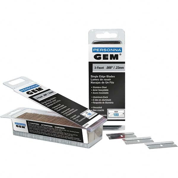 GEM - 1-1/2" Stainless Steel Single Edge Blade - Benchmark Tooling
