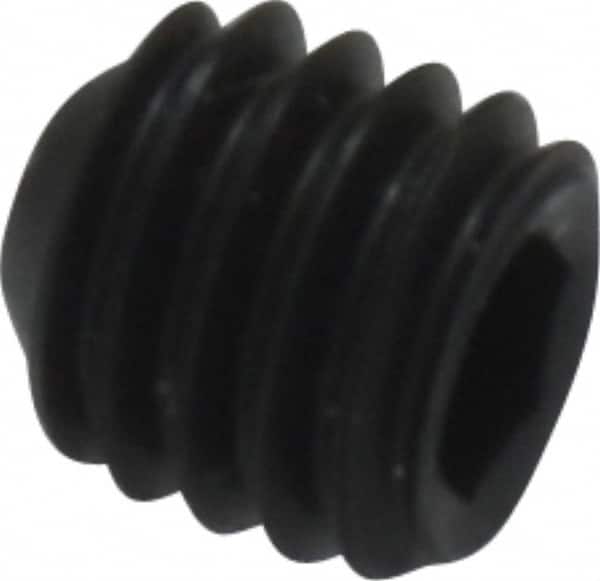 Value Collection - #10-32 UNF, 3/16" OAL, Cup Point Set Screw - Grade 8 Alloy Steel, 3/32" Key - Benchmark Tooling